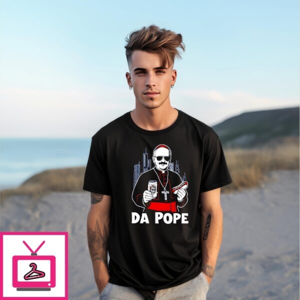 Chicago Pope Leo Xiv Da Pope City Skyline T-Shirt