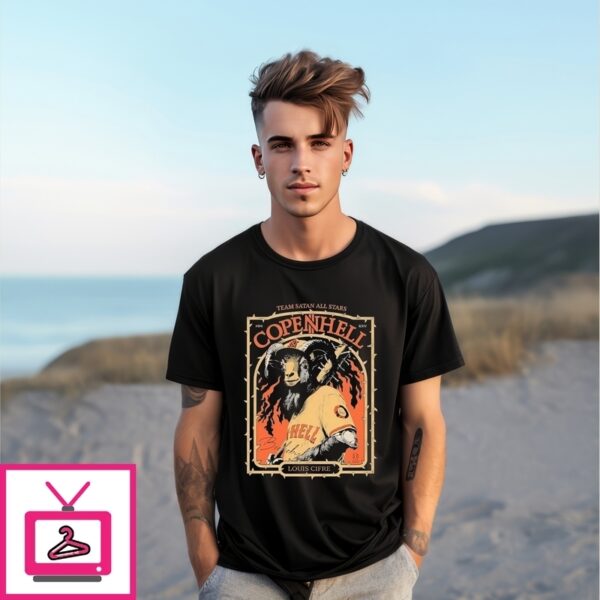 Copenhell Team Satan All Stars Louis Cifre Goat Mlb T-Shirt