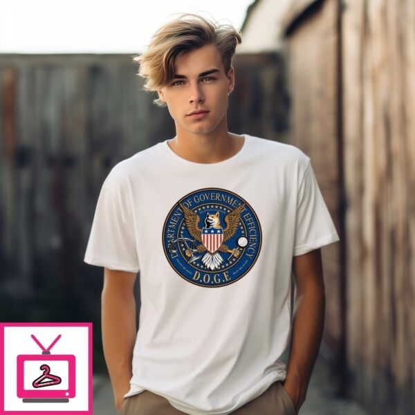 D O G E Department Government Efficiency Relentless Defender Follow The Money Drain The Swamp T-Shirt
