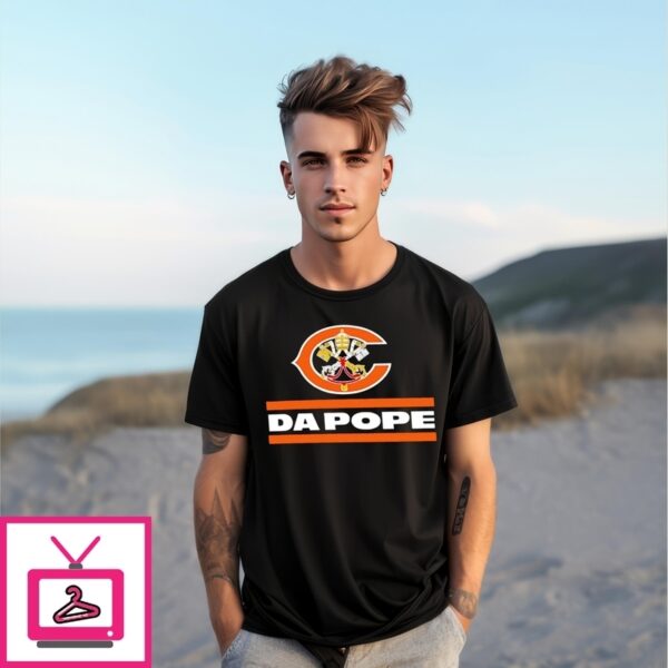 Da Pope Chicago Bears X Catholic Pope Logo Da Bears Fans Gear T-Shirt