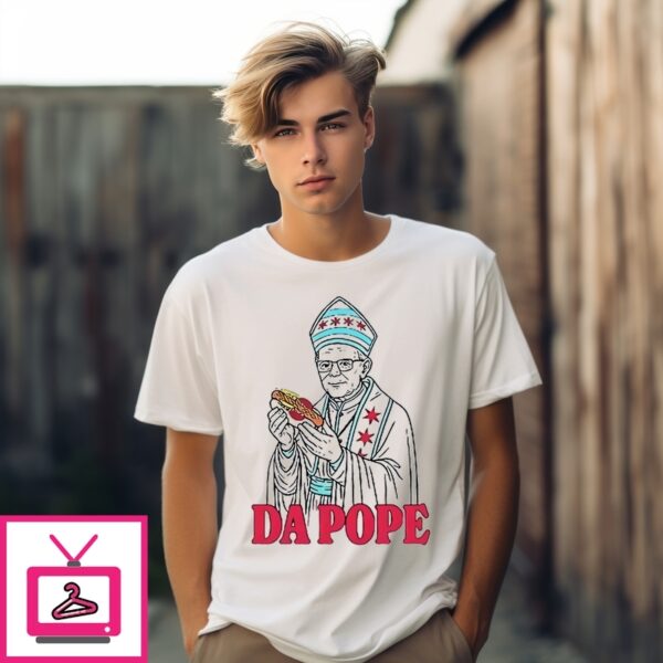 Da Pope Hot Dog Funny Independence Day T-Shirt