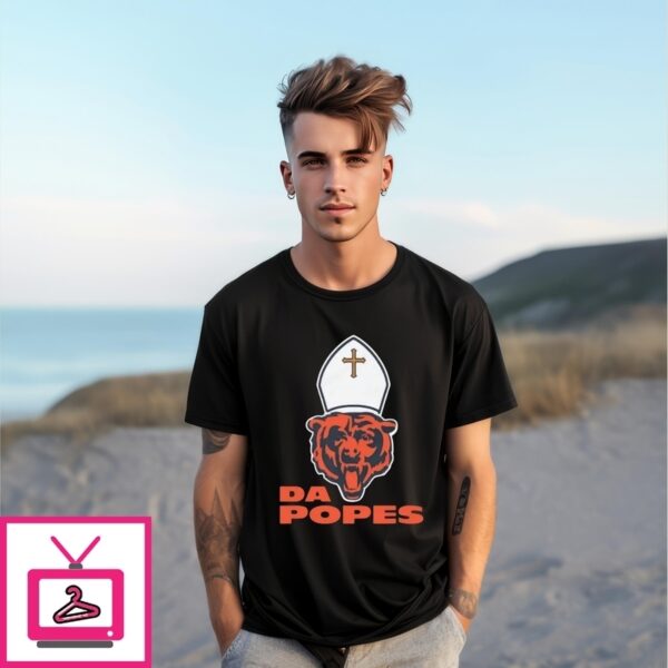 Da Popes Nfl Team Logo T-Shirt