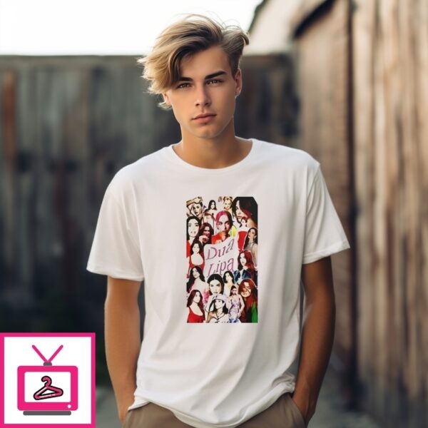 Dua Lipa Wallpaper Collage T-Shirt
