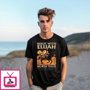 Elijah Walk With Elijah World Tour Tna Wrestling Vintage T-Shirt