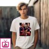 Elizabeth Andrew Stanford Volleyball Player Collage T-Shirt