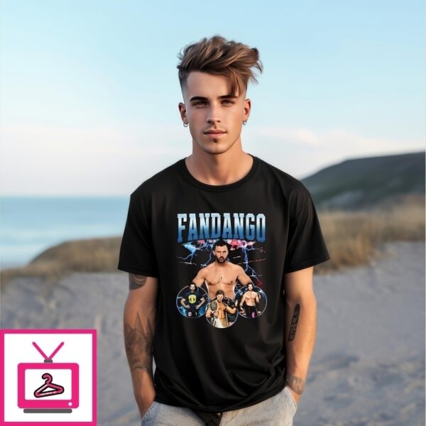 Fandango Wwe Vintage Bootleg Lightning T-Shirt