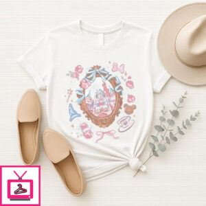 Floral Disney Castle Coquette Magic Kingdom T-Shirt