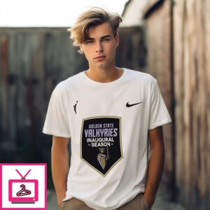 Golden State Valkyries 2025 Inaugural Season Crest T-Shirt