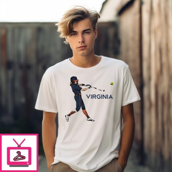 Jade Hylton Virginia Softball Portrait T-Shirt