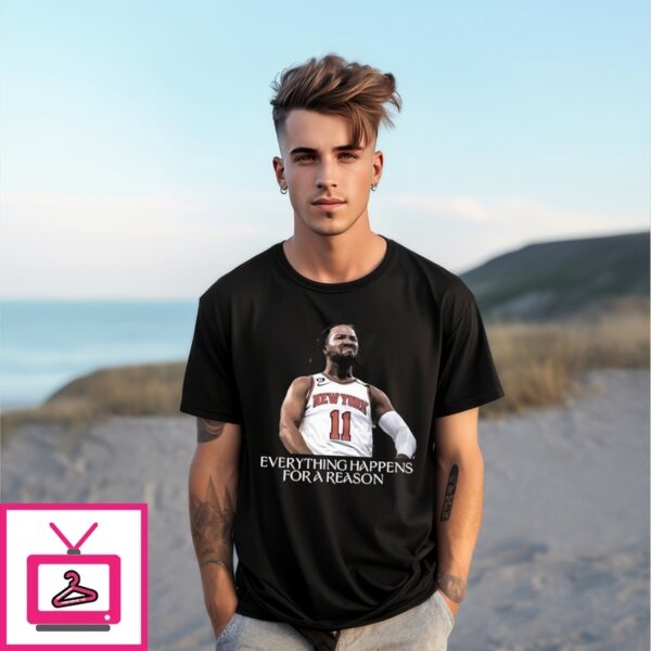 Jalen Brunson Everything Happens For A Reason New York Basketball Vintage T-Shirt