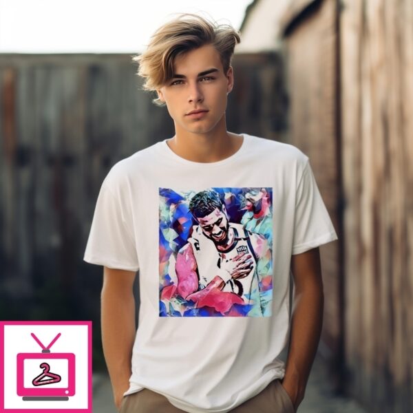 Jayson Tatum Abstract Digital Painting T-Shirt