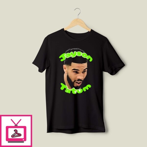 Jayson Tatum Boston Celtics Elite Shock Face T-Shirt