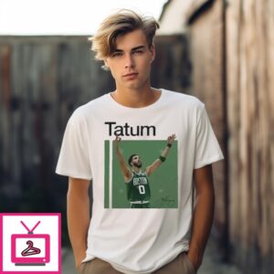 Jayson Tatum Boston Celtics Nba Signature T-Shirt