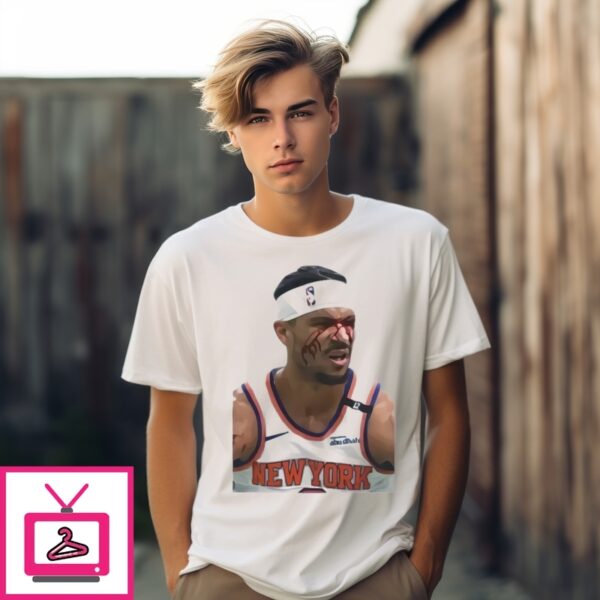 Josh Hart Blood New York Knicks Basketbal Nba T-Shirt