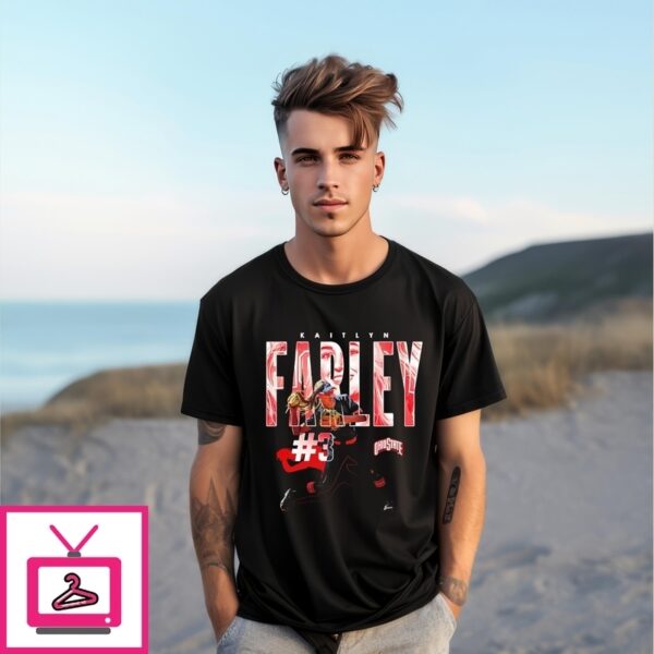 Kaitlyn Farley Ohio State Softball  Player Collage T-Shirt