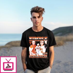 Kimble Schuessler Texas Baseball Player Collage T-Shirt