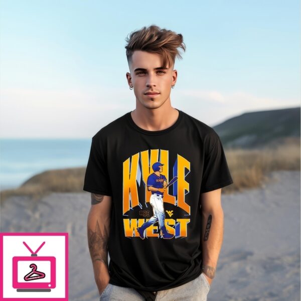 Kyle West West Virginia Mountaineers Player Collage T-Shirt