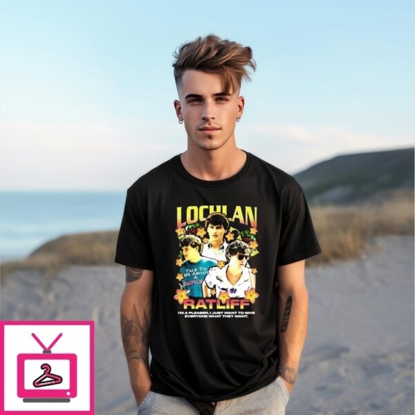 Lochlan Ratliff I’M A Pleaser The White Lotus Vintage Bootleg Style T-Shirt