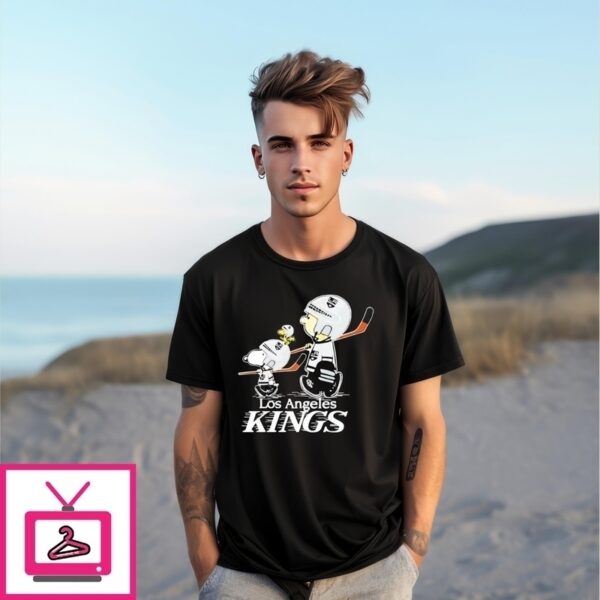 Los Angeles Kings Snoopy And Charlie Brown T-Shirt