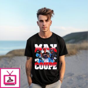 Max Coupe Gonzaga Baseball Player Collage T-Shirt