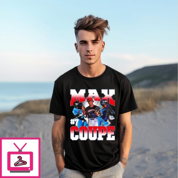 Max Coupe Gonzaga Baseball Player Collage T-Shirt