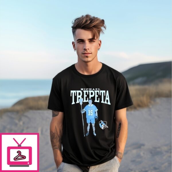 Michael Trepeta Johns Hopkins Lacrosse Illustrated T-Shirt