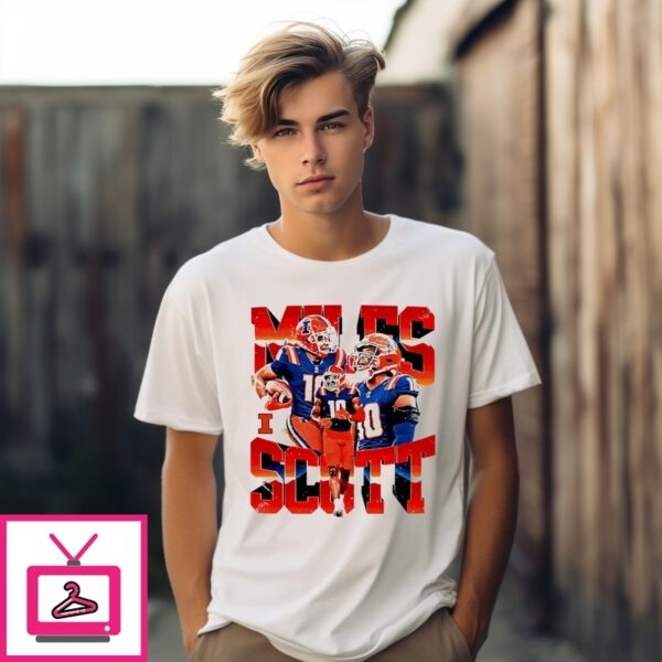 Miles Scott Illinois Fighting Illini  Player Collage T-Shirt