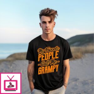 My Favorite People Call Me Grampy Father’S Day Vintage T-Shirt