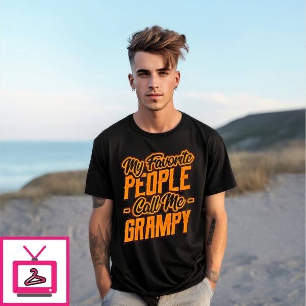 My Favorite People Call Me Grampy Father’S Day Vintage T-Shirt