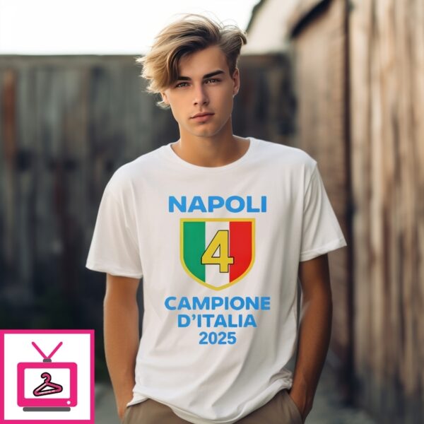 Napoli Campione D’Italia 2025 Football T-Shirt