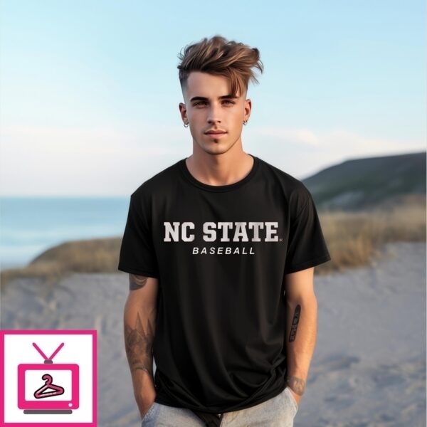 Nc State Baseball Logo Stack T-Shirt