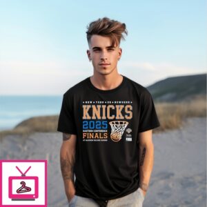 New York Knicks 2025 Nowhere Eastern Conference Finals At Madison Square Garden T-Shirt
