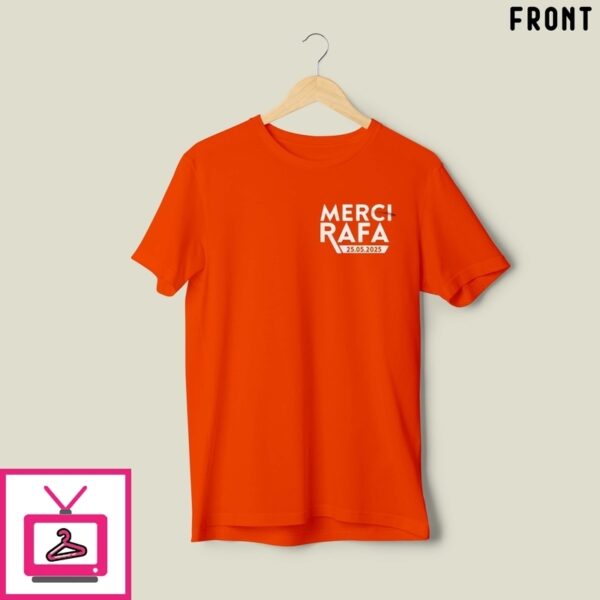 Official Rafael Nadal Merci Rafa 2025 Thank For The Memories T-Shirt
