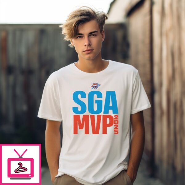 Okc Thunder Sga Mvp 2025 Shai Gilgeous-Alexander T-Shirt