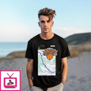 Paul Pierce Status Map New York Knicks Logo T-Shirt