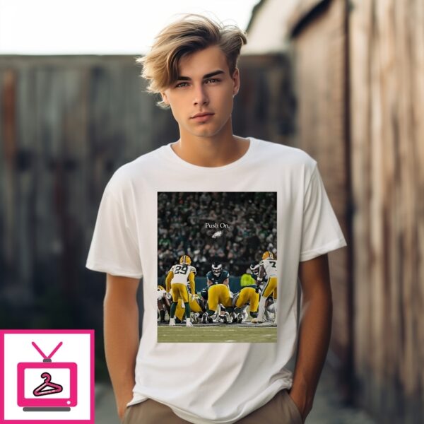 Philadelphia Eagles Push On Photo T-Shirt