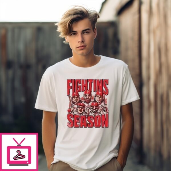 Philadelphia Phillies Fightins Season 2025 Collage T-Shirt