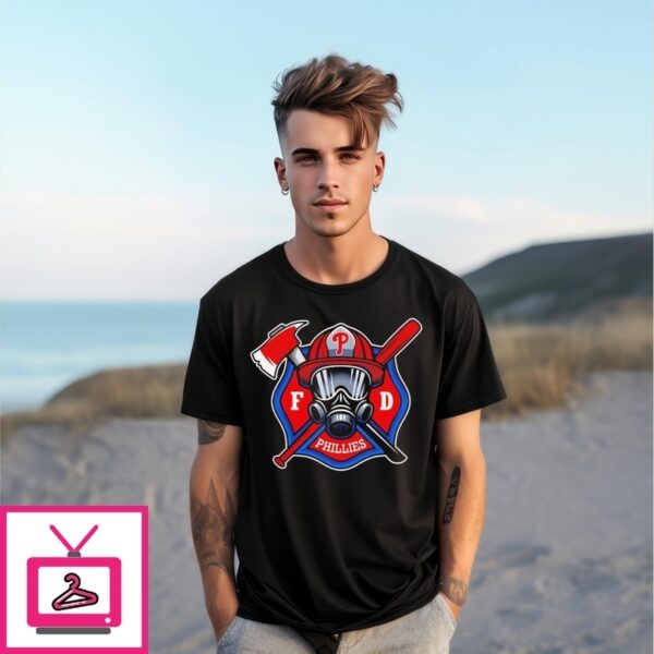 Phillies Firefighter-Themed Fd T-Shirt