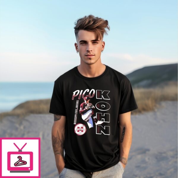Pico Kohn Mississippi State Baseball Illustrated T-Shirt