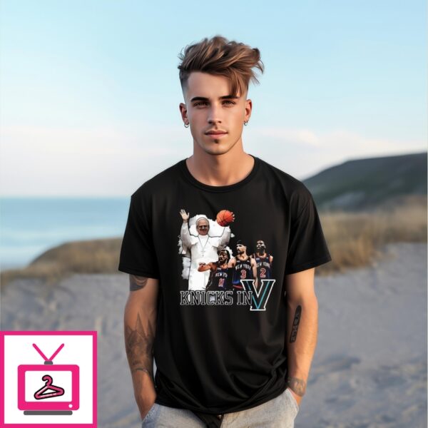 Pope New York Knicks In Five Team Of God T-Shirt