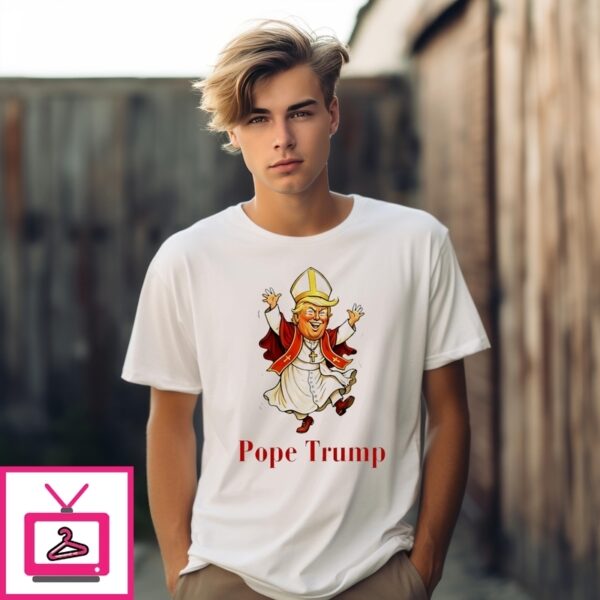 Pope Trump 2025 Caricature T-Shirt