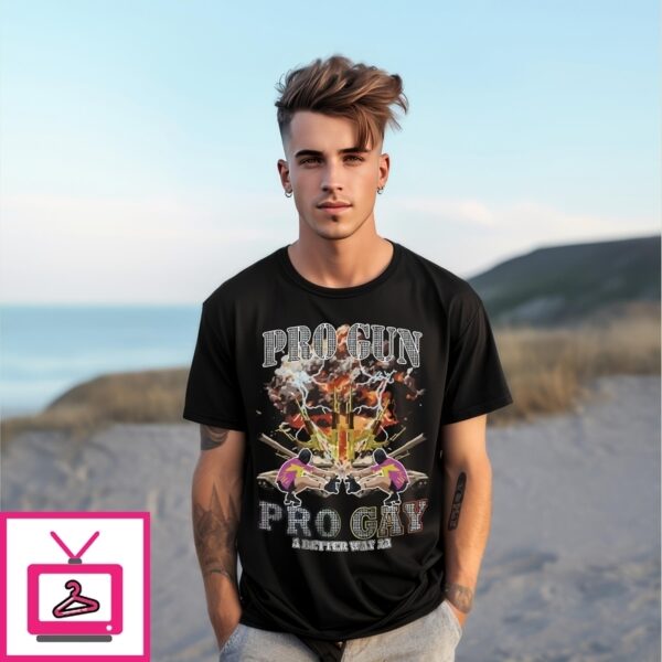 Pro Gun Pro Gay Meme T-Shirt