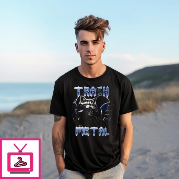 Raccoon Trash Metal T-Shirt