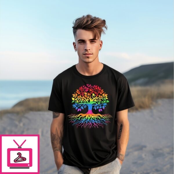 Rainbow Tree Of Life Lgbt Pride T-Shirt