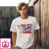 Red White And Patriotic Goose Hotdog Retro Independence Day T-Shirt
