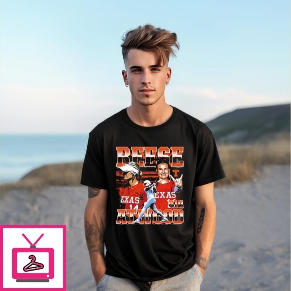 Reese Atwood Texas Softball Player Collage T-Shirt