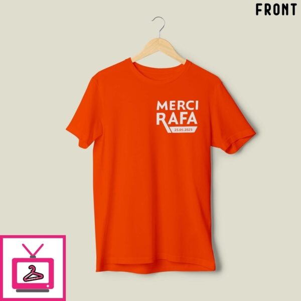 Roland Garros Merci Rafa 25 5 2025 T-Shirt