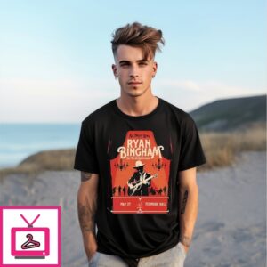 Ryan Bingham And The Texas Gentlemen For The All Night Long Tour 2025 Show T-Shirt