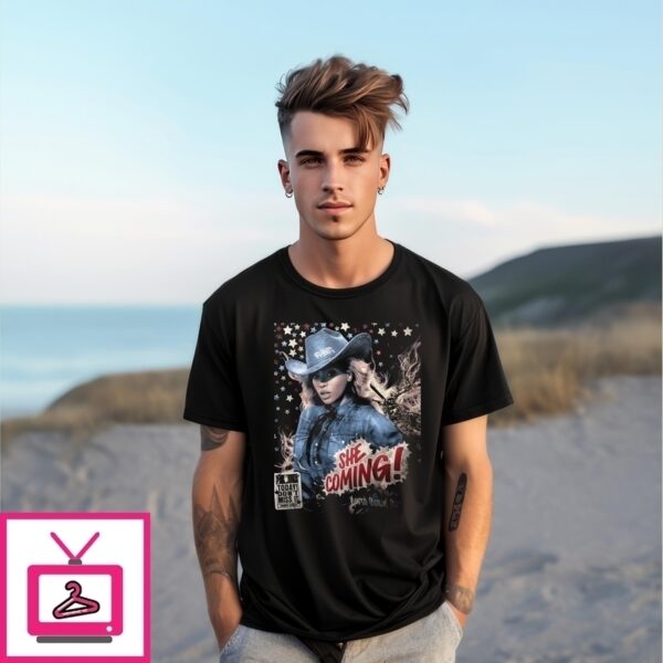 She’S Coming Today Don’T Miss It Beyoncé Cowboy Carter T-Shirt
