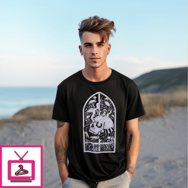Skull Crab And Mushrooms T-Shirt